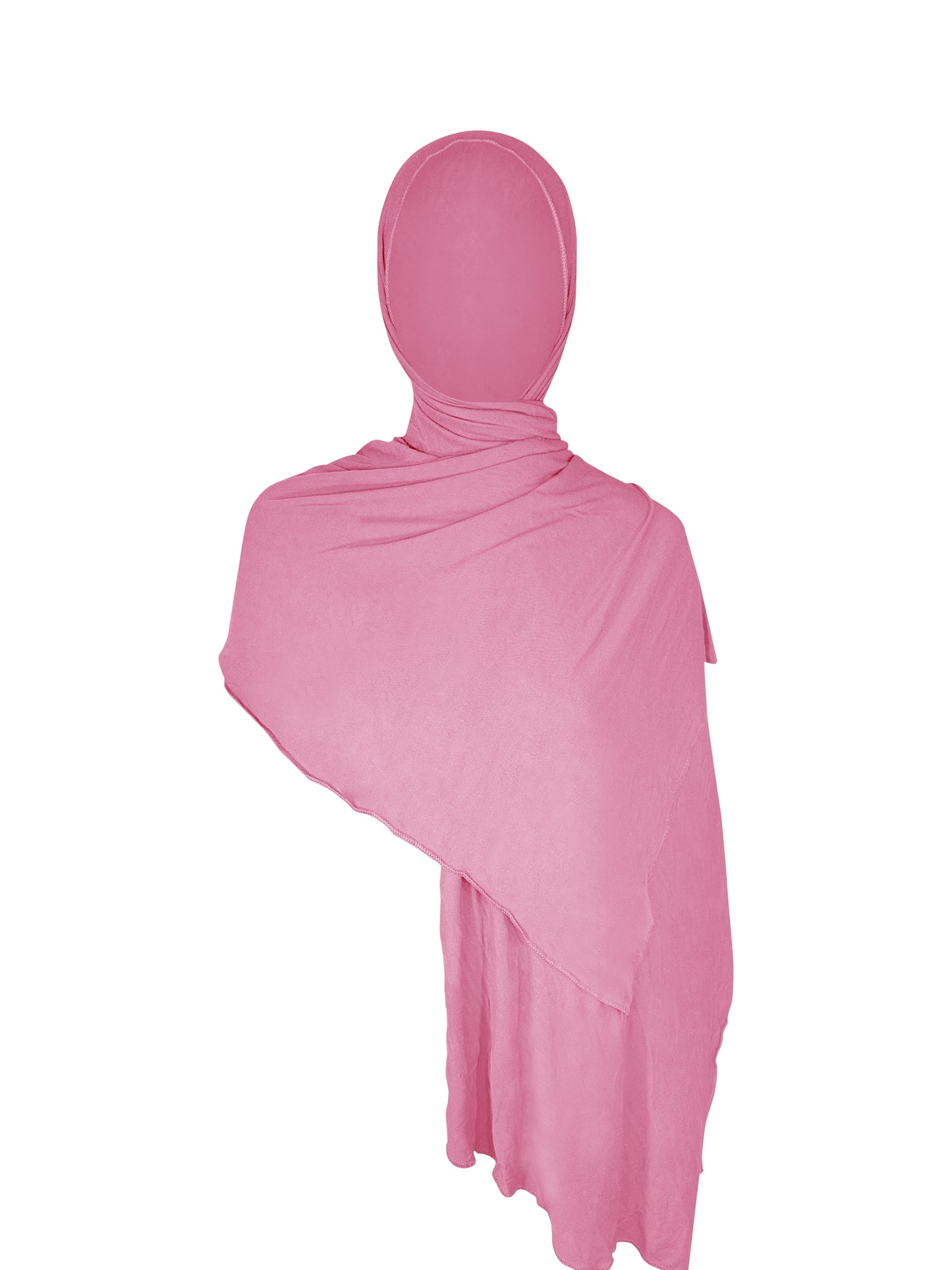 SoftWrap Jersey Hijab - Pink Carnation