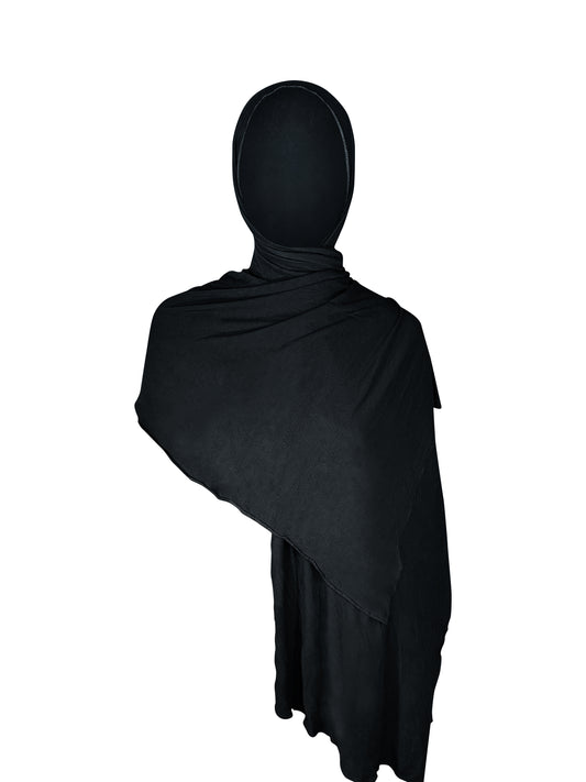 SoftWrap Jersey Hijab - Black