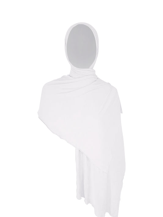 SoftWrap Jersey Hijab - White