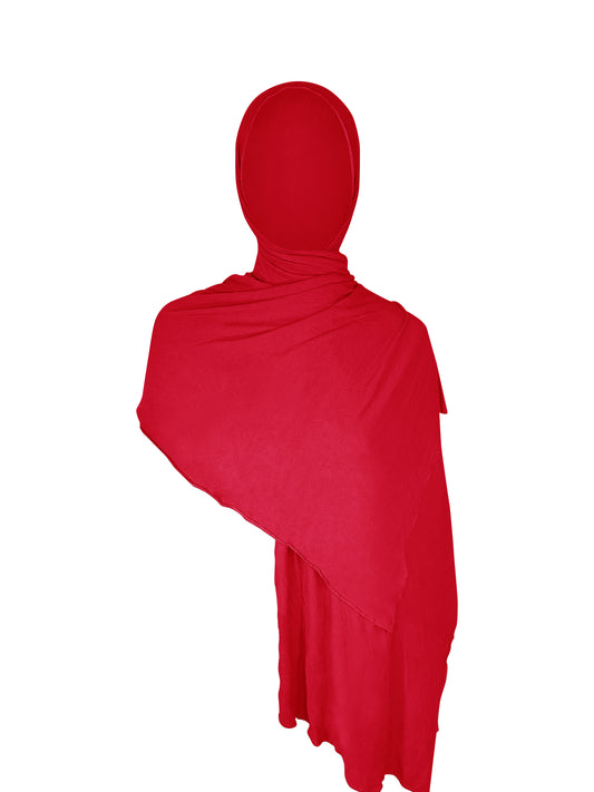 SoftWrap Jersey Hijab - Red