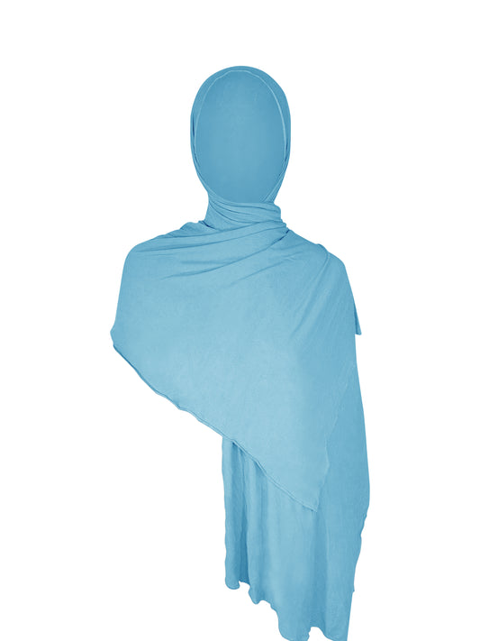 SoftWrap Jersey Hijab - Sky Blue