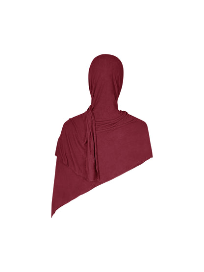 SoftWrap Jersey Hijab - Burgandy