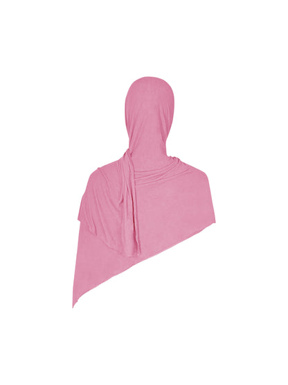 SoftWrap Jersey Hijab - Pink Carnation