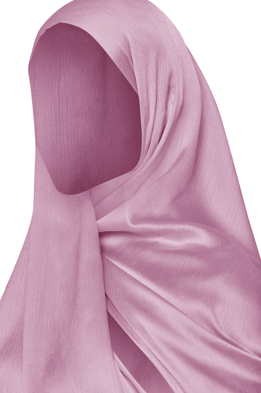 CrinkleShine Satin Hijab - Lilly