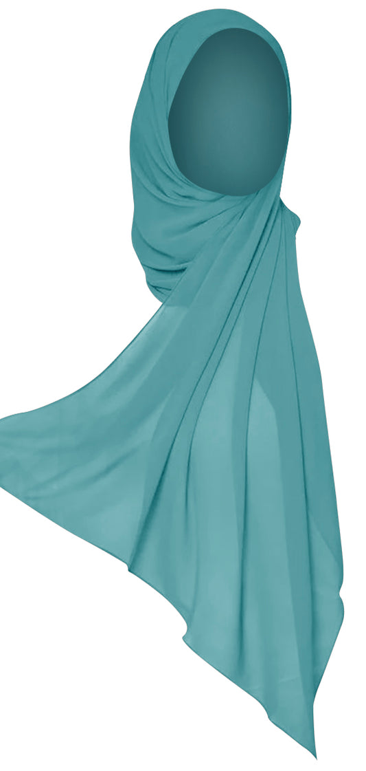 Luxette Georgette Hijab - Blue Skies