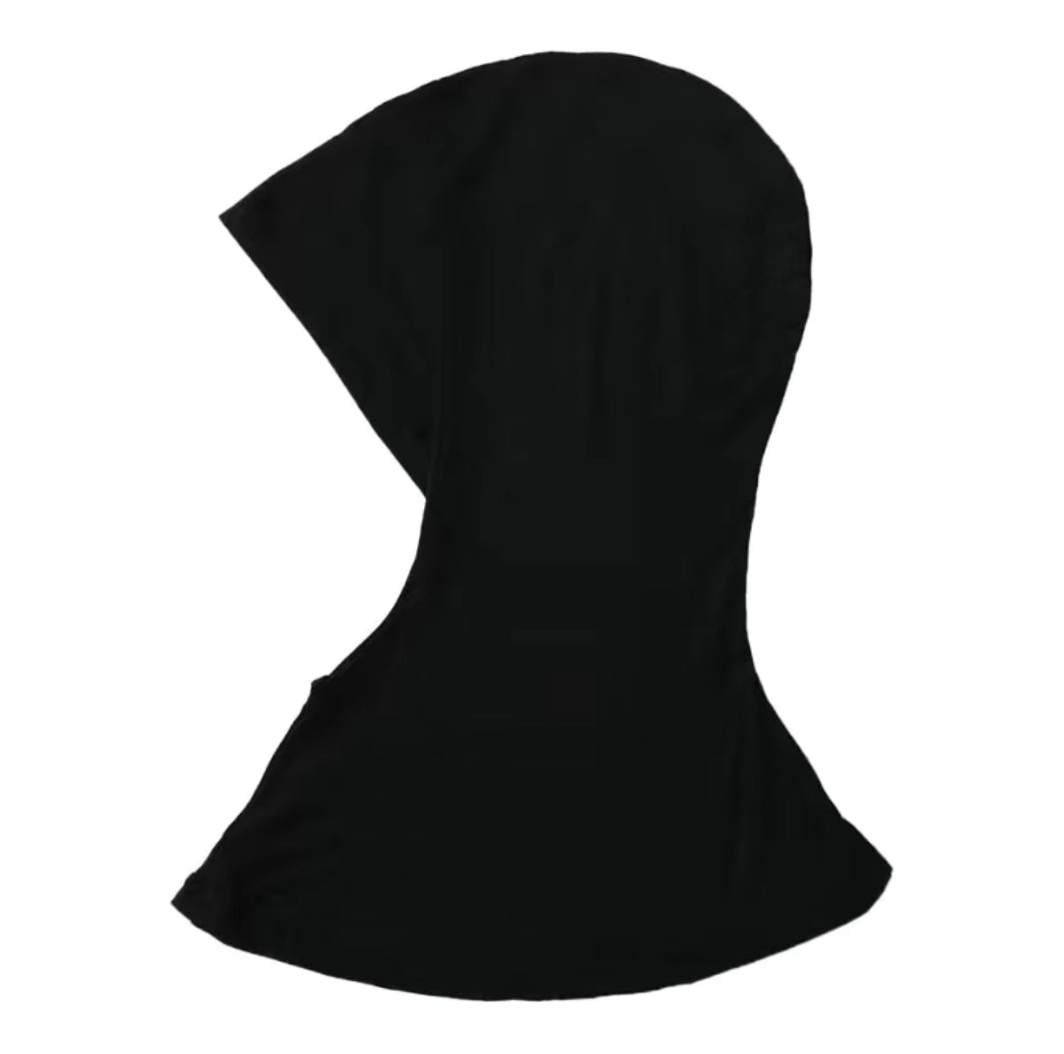 Full Coverage Hijab Cap - Black