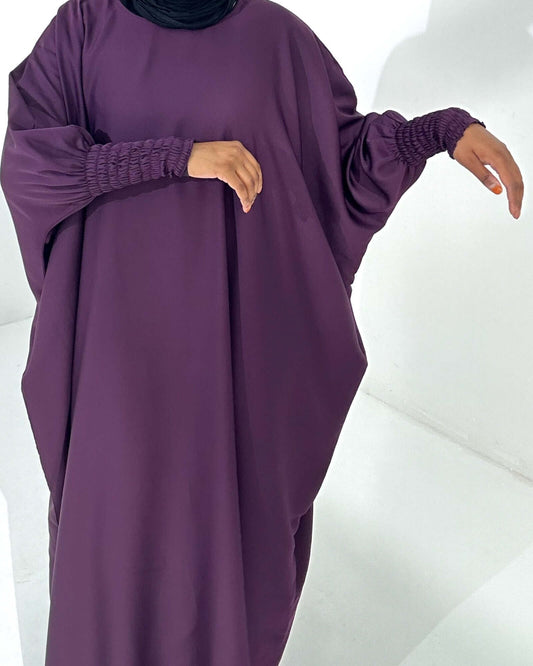 Nidha ArmCrunch Abaya with Pockets - Multicolor