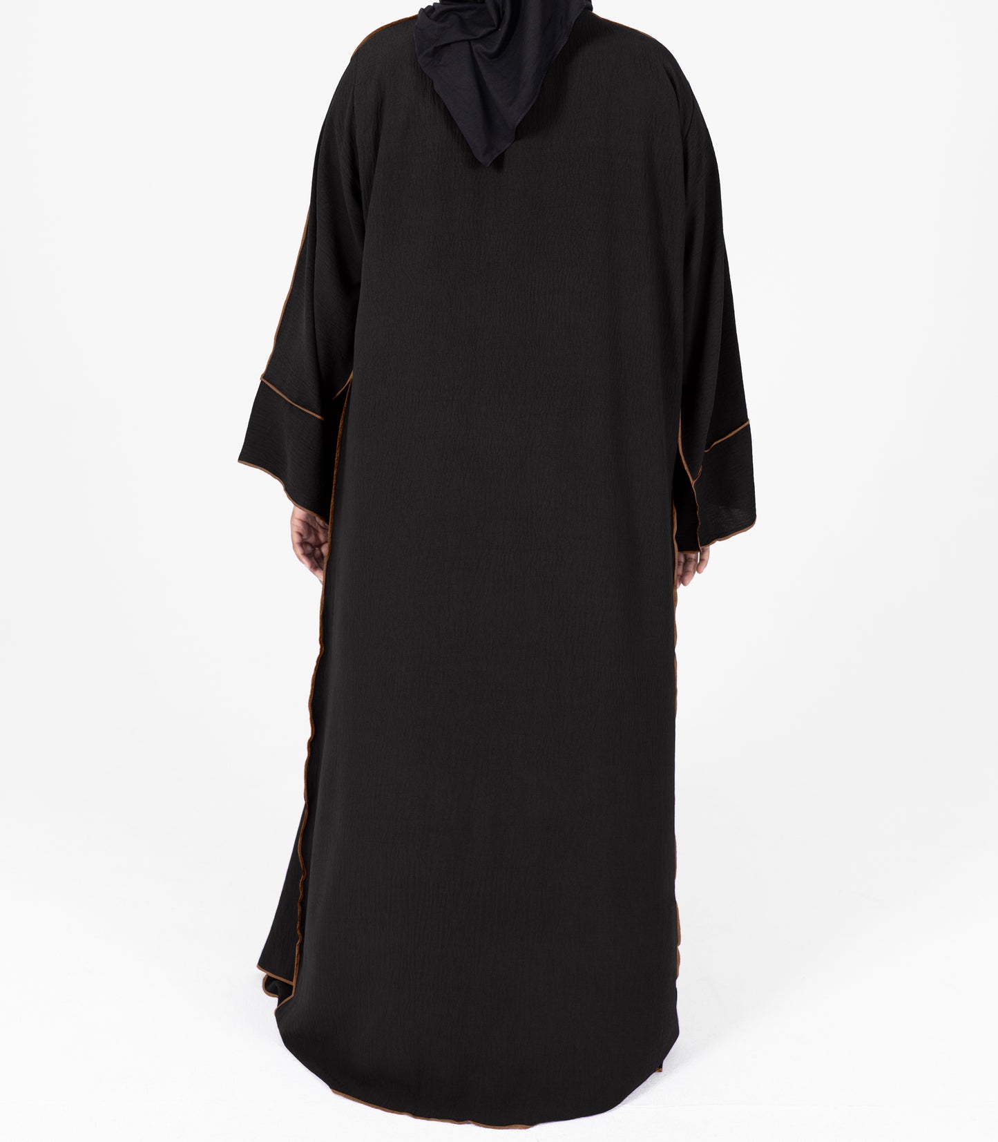 Pre-Order ThreadTrace Abaya - Black and Brown